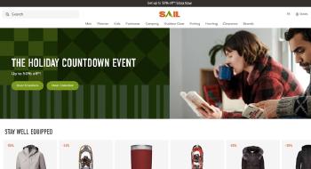 The official website of Canadian outdoor retailer SAIL meets all your outdoor equipment procurement needs in one stop.