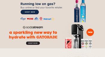 SodaStream official website is having a big promotion. Come and buy eco-friendly and healthy drinks!