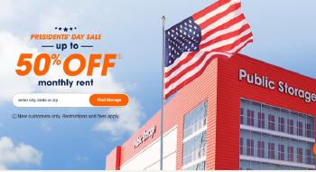Public Storage Self-Storage Platform: National Layout of Digital Services, Up to 50% Off Monthly Rent, Don't Miss Out!