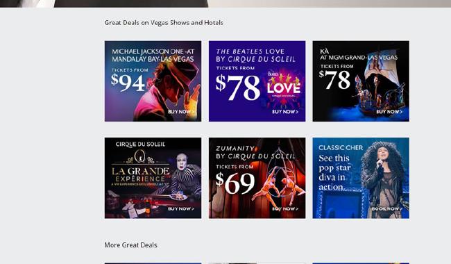 Vegas.com: Plan Your Las Vegas Trip for Accommodation, Dining and Entertainment in One Stop and Start an Amazing Journey